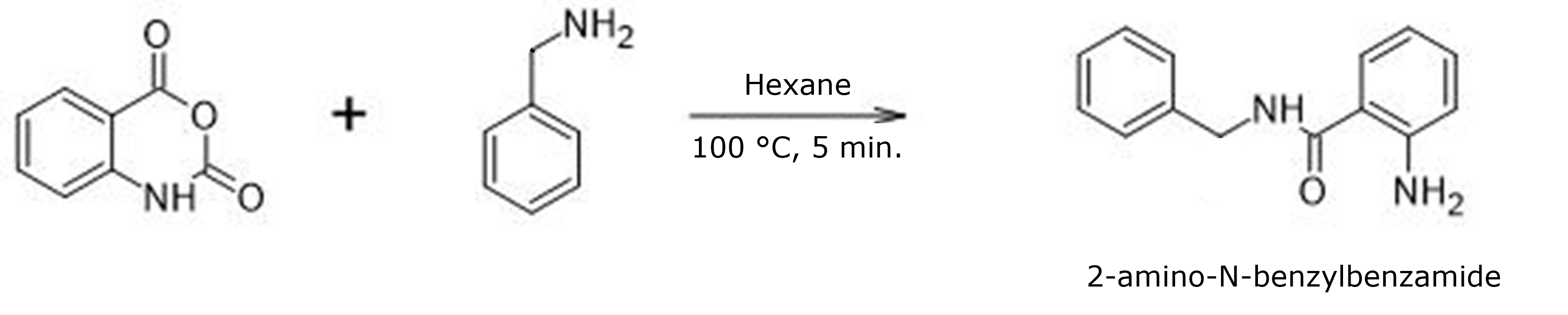 IA+BA reaction 100C, 5 min hexane